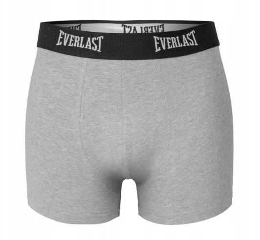 Bokserki męskie EVERLAST 2PAK czarne/szare XL dopasowany krój