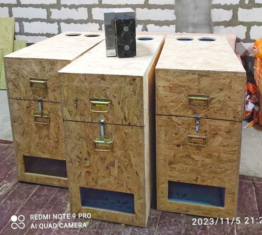 Шумобокс для асиков asic  S19, S21, T21,  E9, L7,  KS3M, KS5L