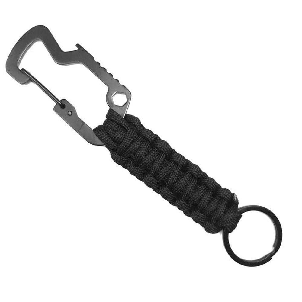 Karabińczyk Taktyczny Survivalowy Paracord Brelok Breloczek Do kluczy