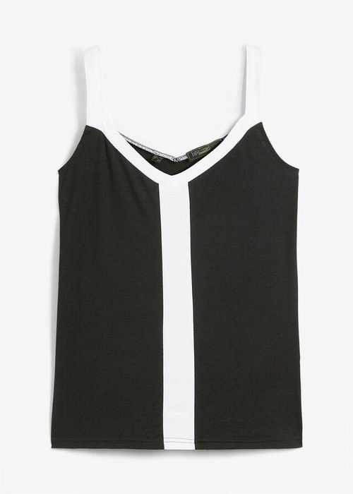 B.P.C top czarno-biały r.52/54