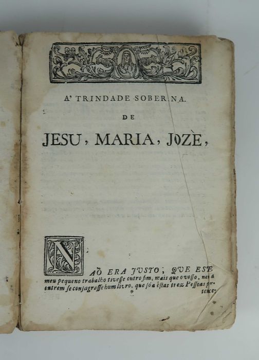 Livro Séc. XVIII - Maria santíssima, mystica cidade de Deos - 1743