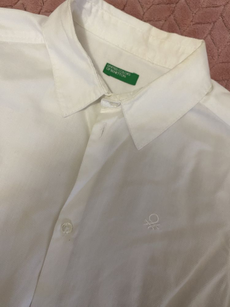 Camisa benetton com laço