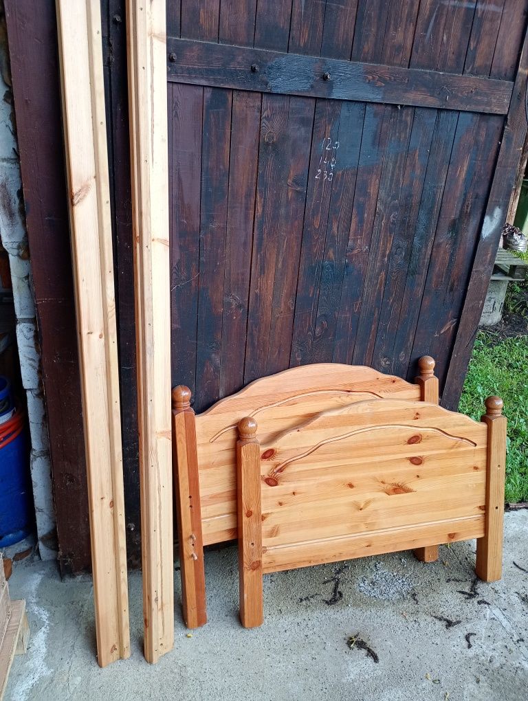 Stelaż łóżko sosnowe