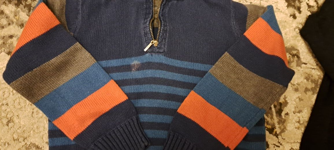 Zestaw trzy swetry bluza kaptur chłopiec dziecko 98/104 coccodrillo sm