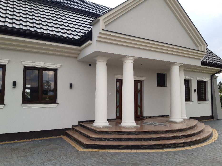 Toskańskie kolumny betonowe
