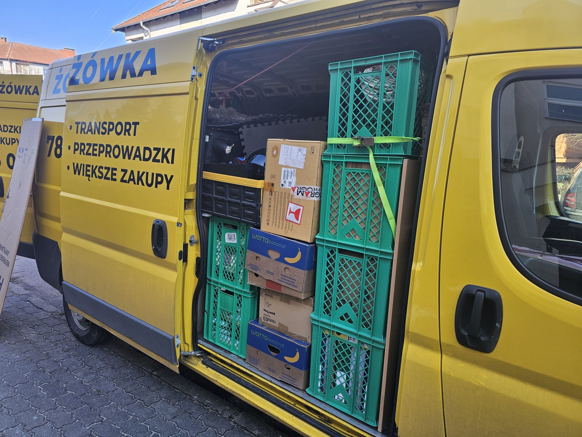 Transport, Przeprowadzki, Większe Zakupy - Żółta Bagażówka czeka
