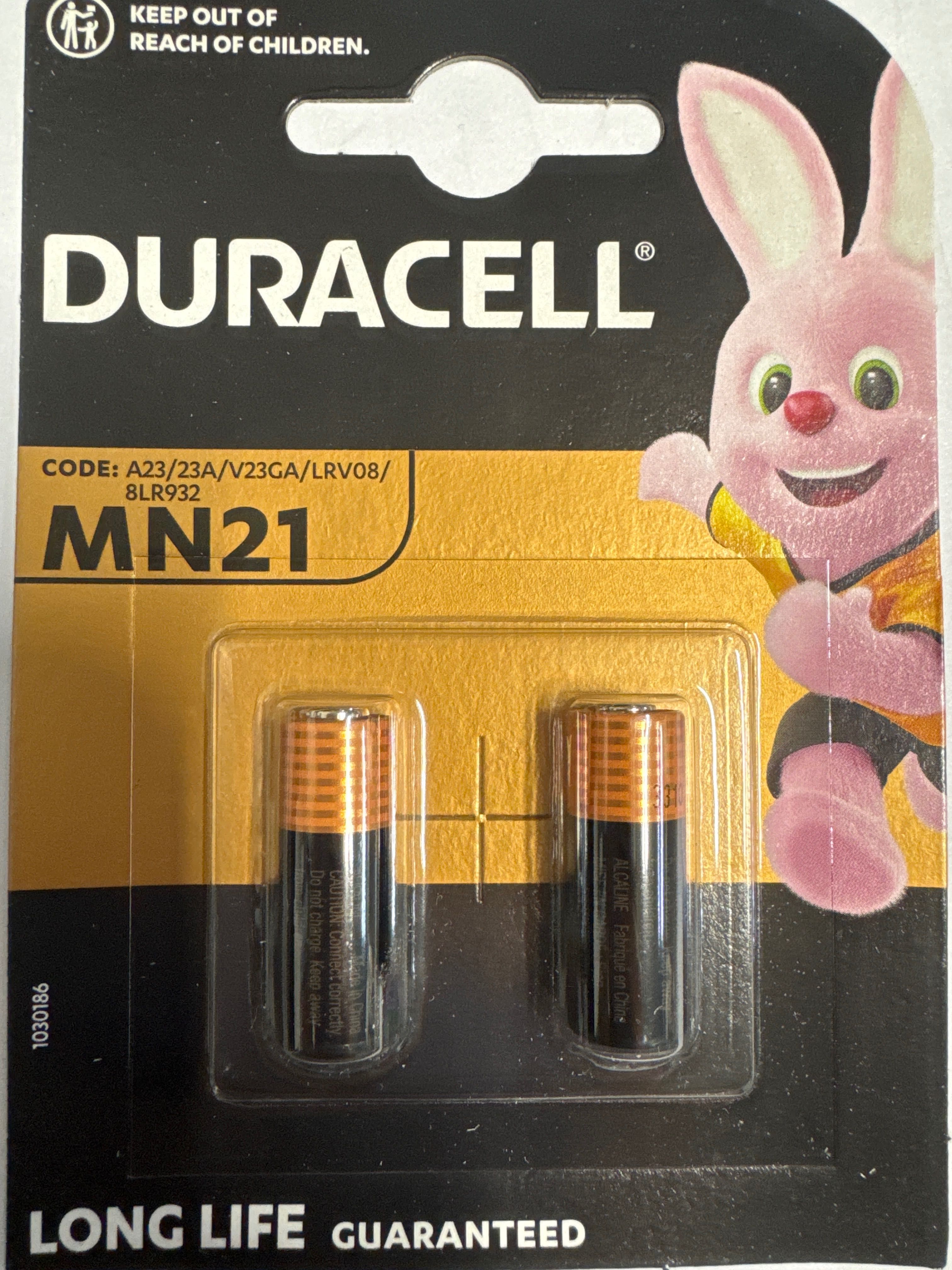 Батарейка Duracell A23 MN21 23A V23GA LRV08 8LR932 Long Life