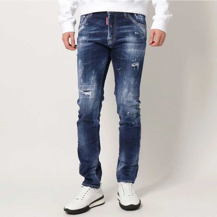 Dsquared2 spodnie jeansowe Icon Spray Cool Guy roz.52- Oryginal