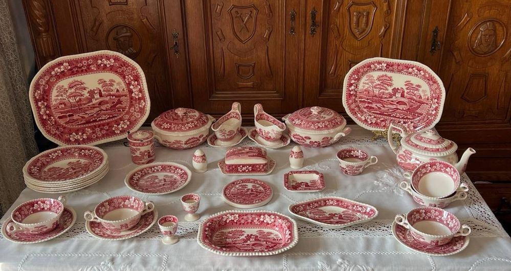 Spode Pink Tower