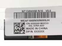 LCD 15.6" Para portatil com 40pin 1366x768px