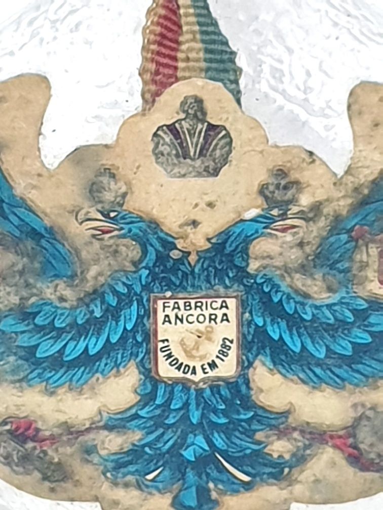 Antiga garrafa miniatura portuguesa da Fabrica Ancora