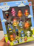 Duży super zestaw figurek figurki z bajki Bingo I Bluey nowe