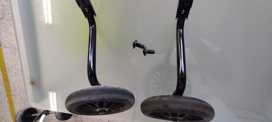 Rodas apoio bicicleta