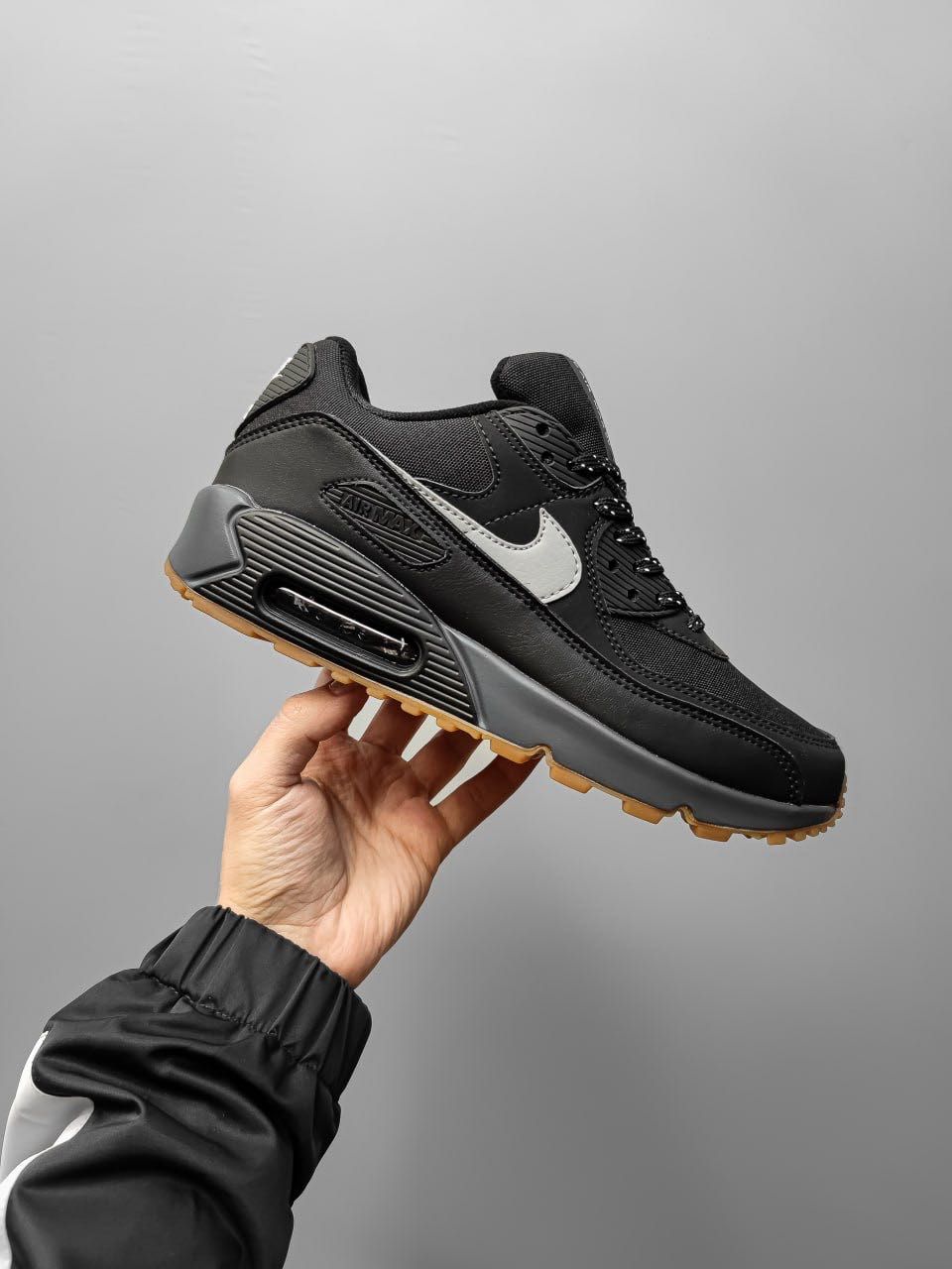 Кросівки Nike Air Max 90 Black Gum, кросовки Найк Аір Макс 90 чорні