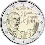 Moeda de 2€ do 70.º aniversário do Apelo de 18 de Junho