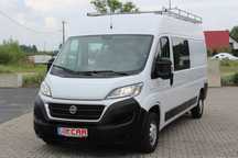 Fiat Ducato  2.3 JTD 130KM - BRYGADÓWKA - Klimatyzacja - Tempomat - 6 biegów