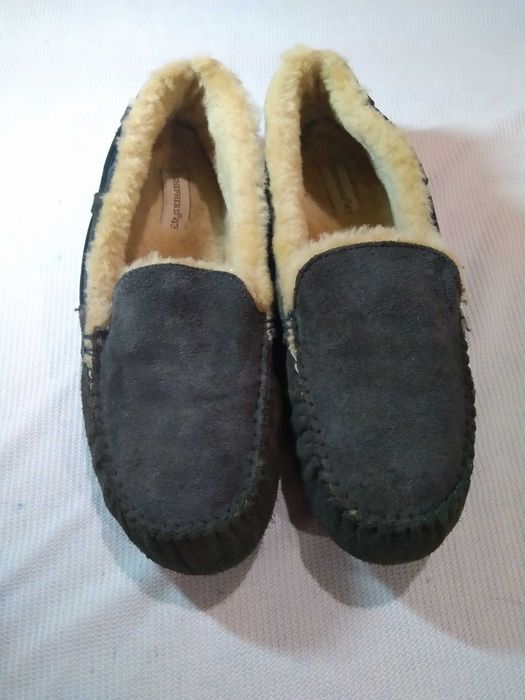 Мужские тапочки из натуральной замши.Shepherd