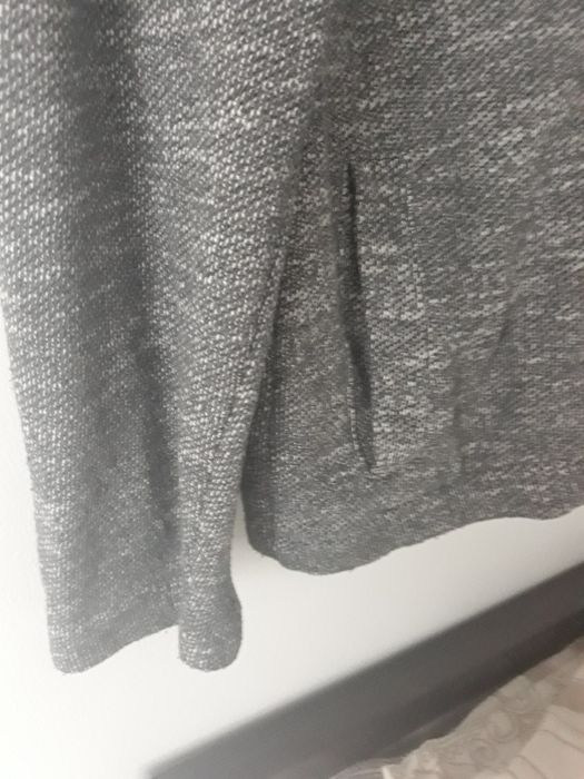 Sweter bawełna męski kaptur rozpinany