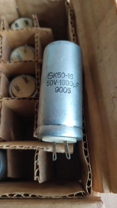 Резистори, конденсатори, МБГЧ-1, МБГО-2, МБГП-3, К50-16, К75-10