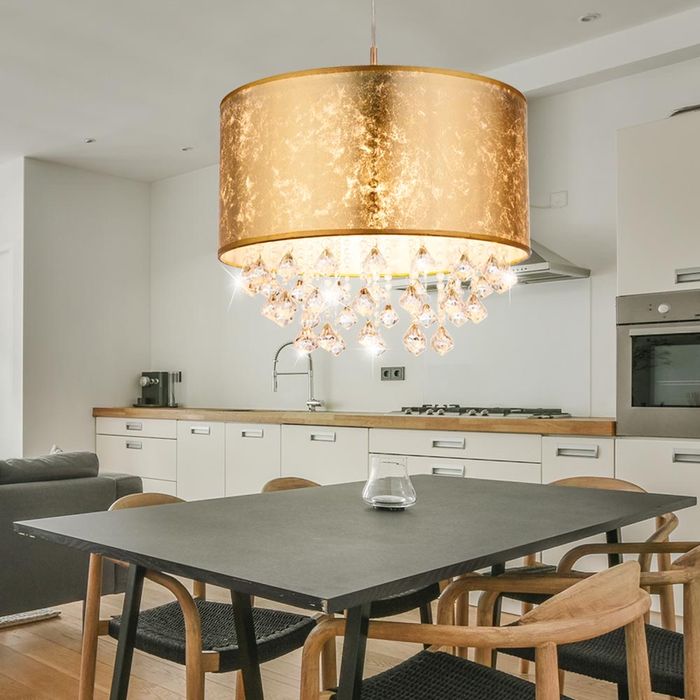 Globo люстра с кристалами