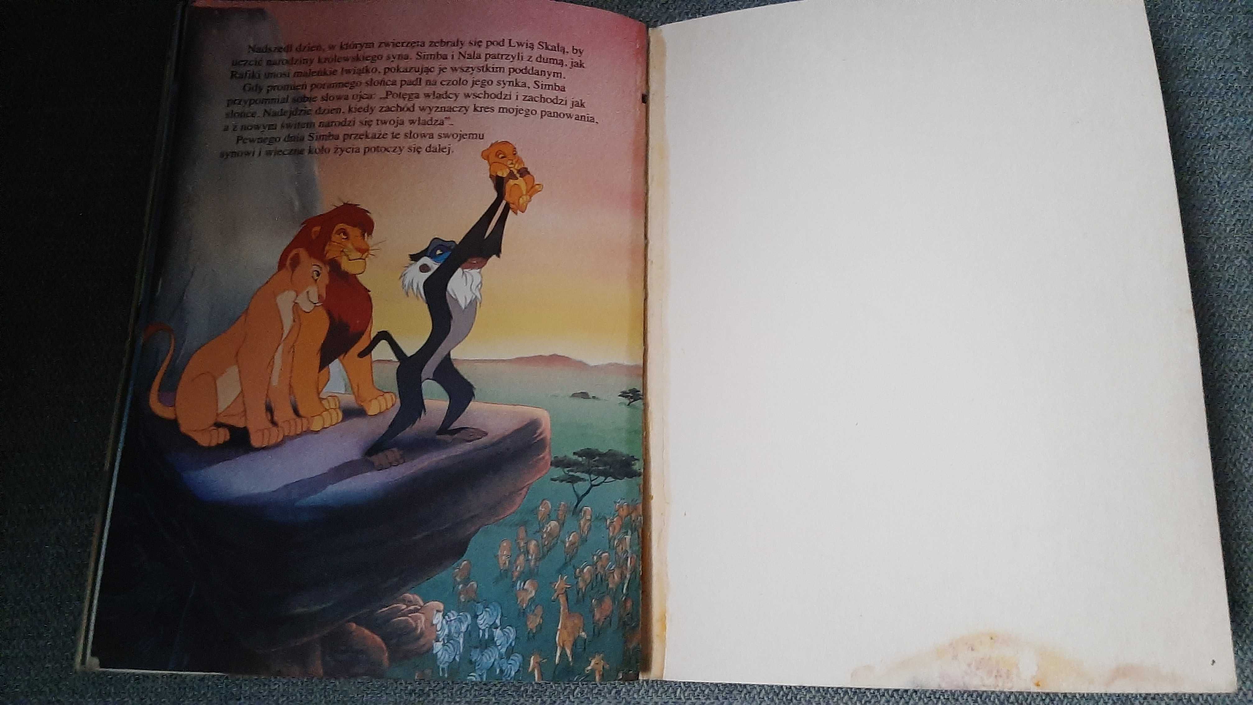Król lew Walt Disney Egmont format A5 miękka okładka