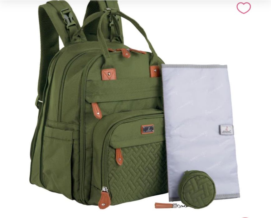 Plecak / torba do przewijania BabbleRoo – Forest Green