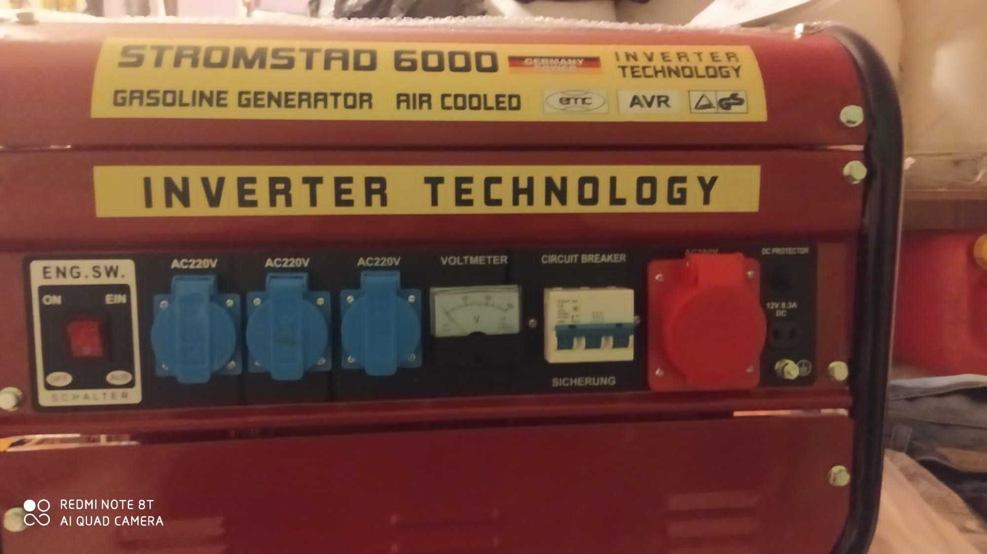 Agregat prądotwórczy Stromstad 6000, jak nowy