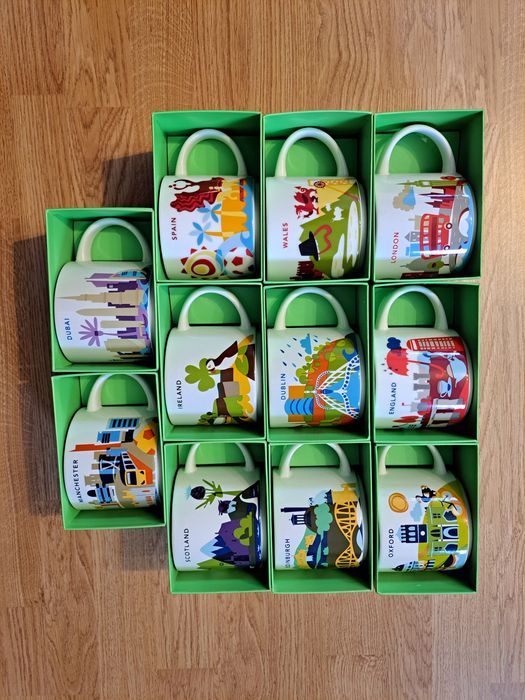 Kubek STARBUCKS, SCOTLAND England, Wales, Oxford, Abu Dhabi, Dubai