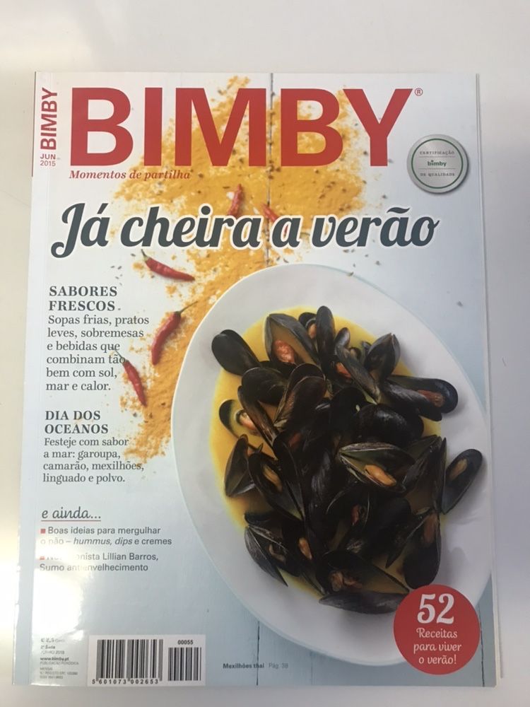 Pack de 5 Revistas BIMBY como novas