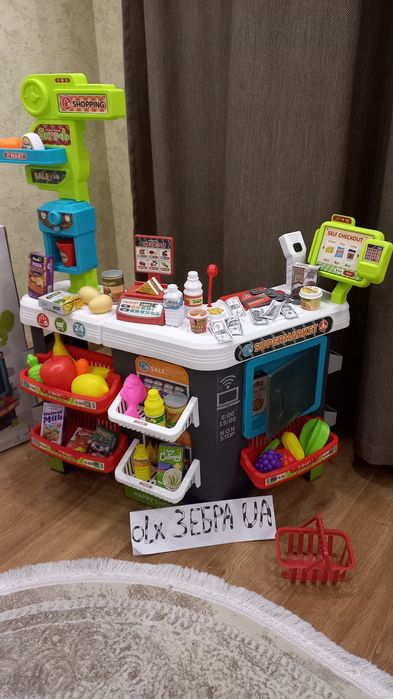 Магазин дитячий супермаркет сканер