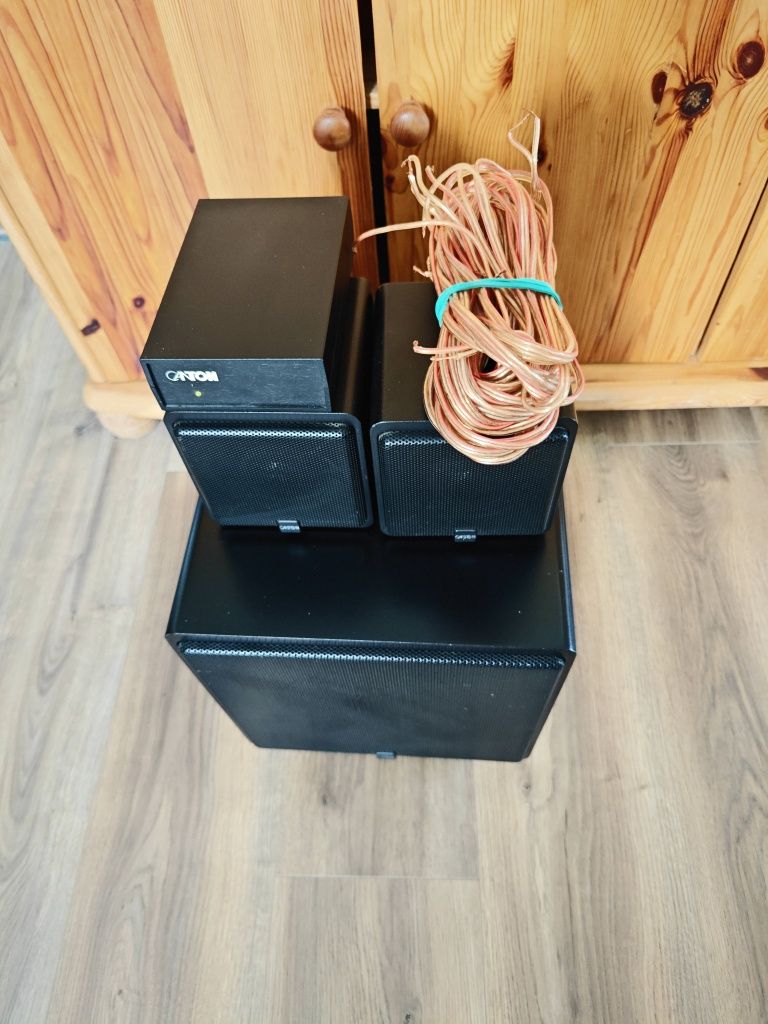 Canton combi cs z subwooferem kablami i Control unit3