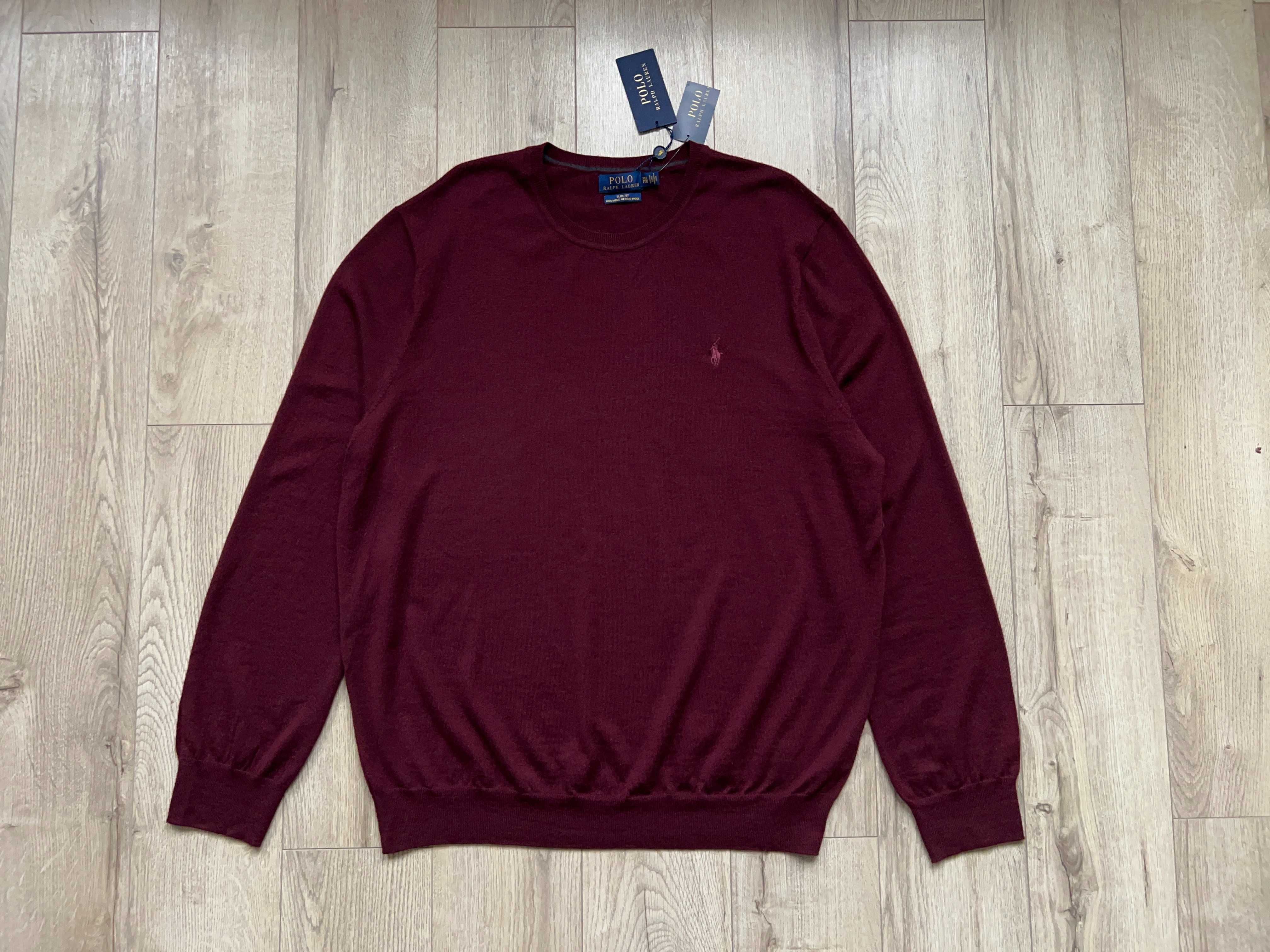 Polo Ralph Lauren чоловічий светр кофта шерстяний оригінал новий XXL