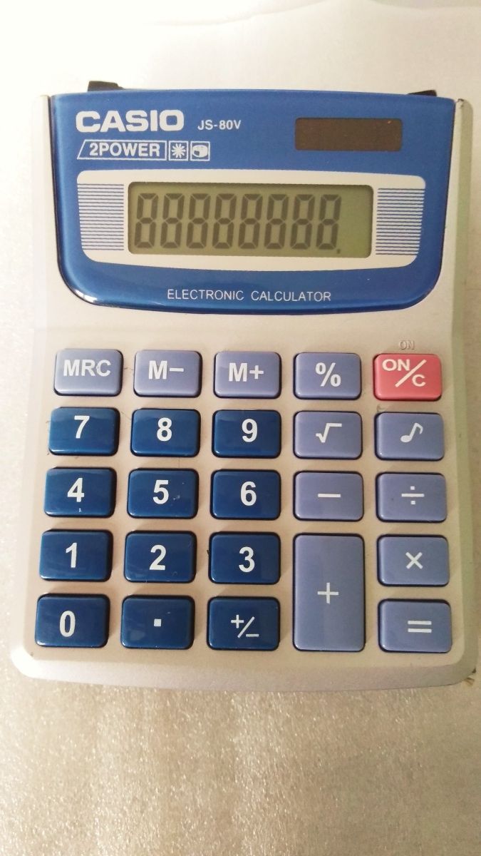Калькулятор настольный CASIO js - 80v.