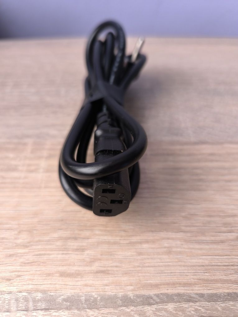 Kabel zasilający Nowy Czarny