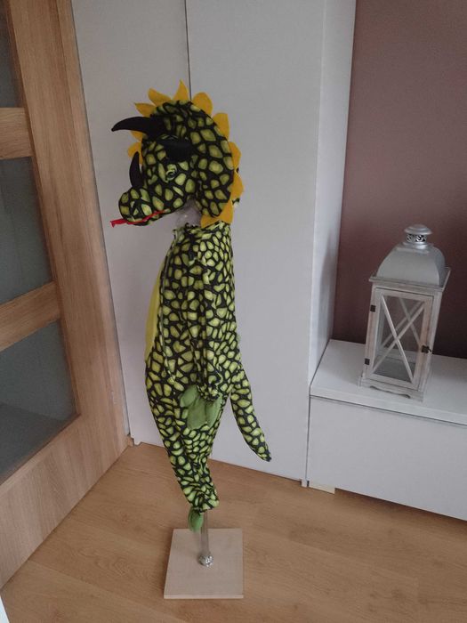 NOWY strój karnawałowy DINOZAURA SMOKA TRICERATOPSA bal 110/116 529