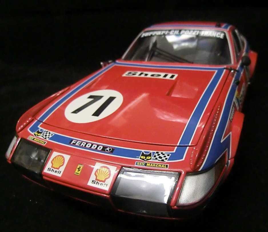 Miniatura Ferrari 365 GTB/4 #71 24h LM 1974 Kyosho 1:18