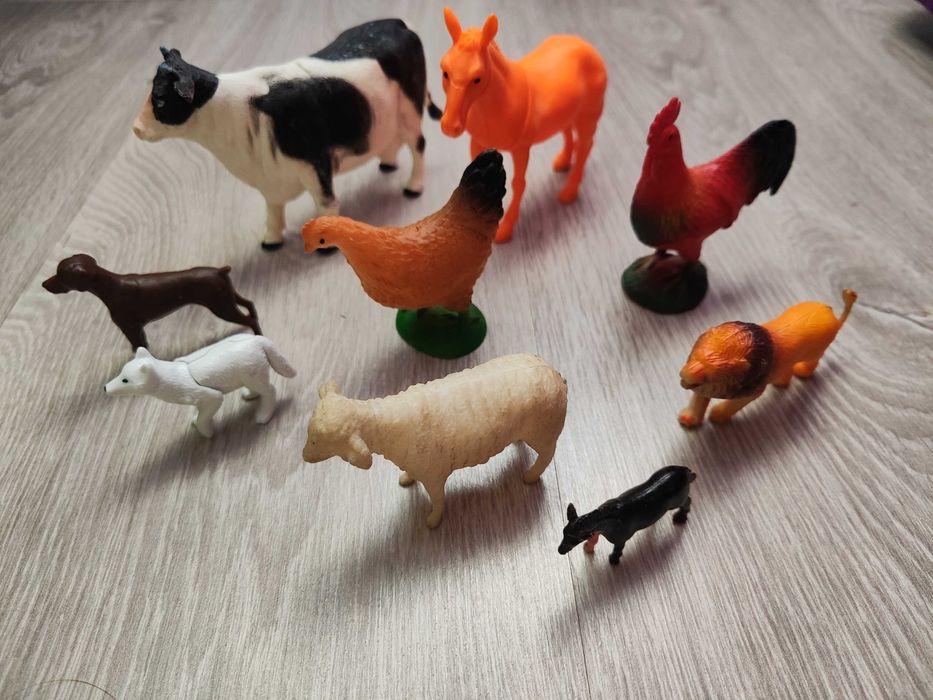 Фігурки тварин, набір 9 штук