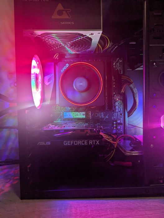 Ігровий ПК RTX3050 8gb \ Ryzen 5 3600x \ 16GB \ 180ssd + 512nvme + 1TB