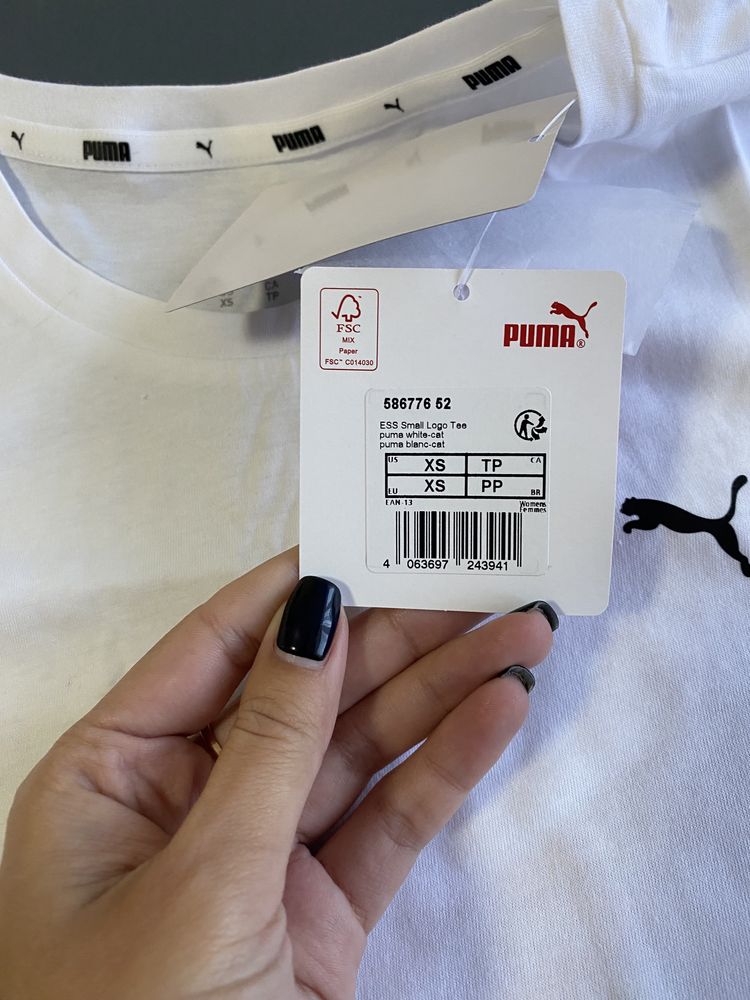 Футболка белая puma