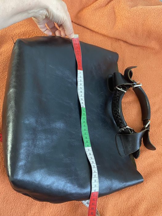 Torba skóra duża czarna