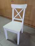 Conjunto de 6 Cadeiras madeira brancas IKEA