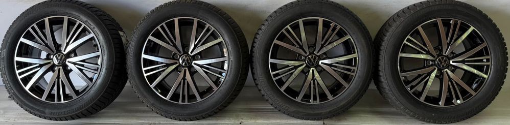 Vw Golf koła Alu 205/55r16 Bridgestone 5x112 Oryginał Nowe
