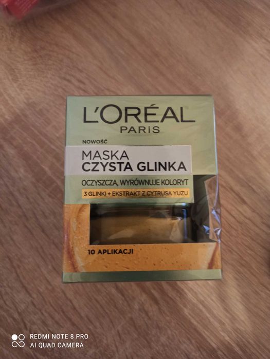 L'Oreal CZYSTA GLINKA MASKA Oczyszczająco rozświetlająca