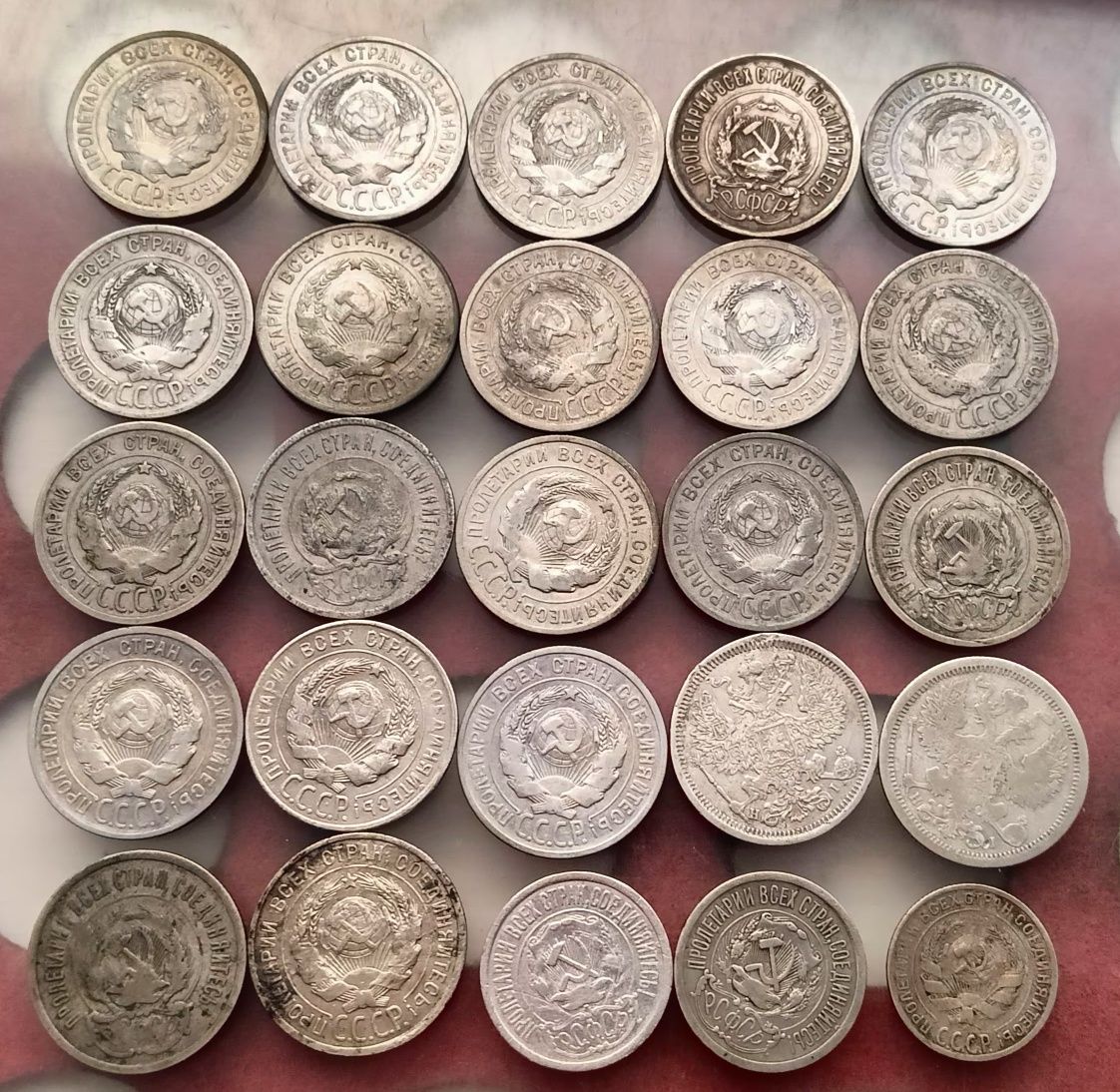 Продам срібні монети білон