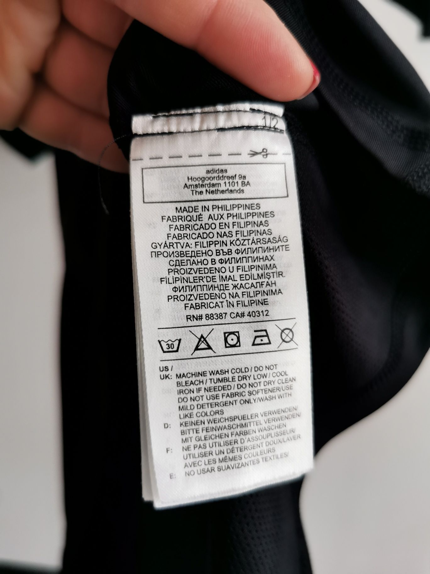 Adidas t-shirt koszulka krótki rękaw sportowa kompresyjna dopasowana M