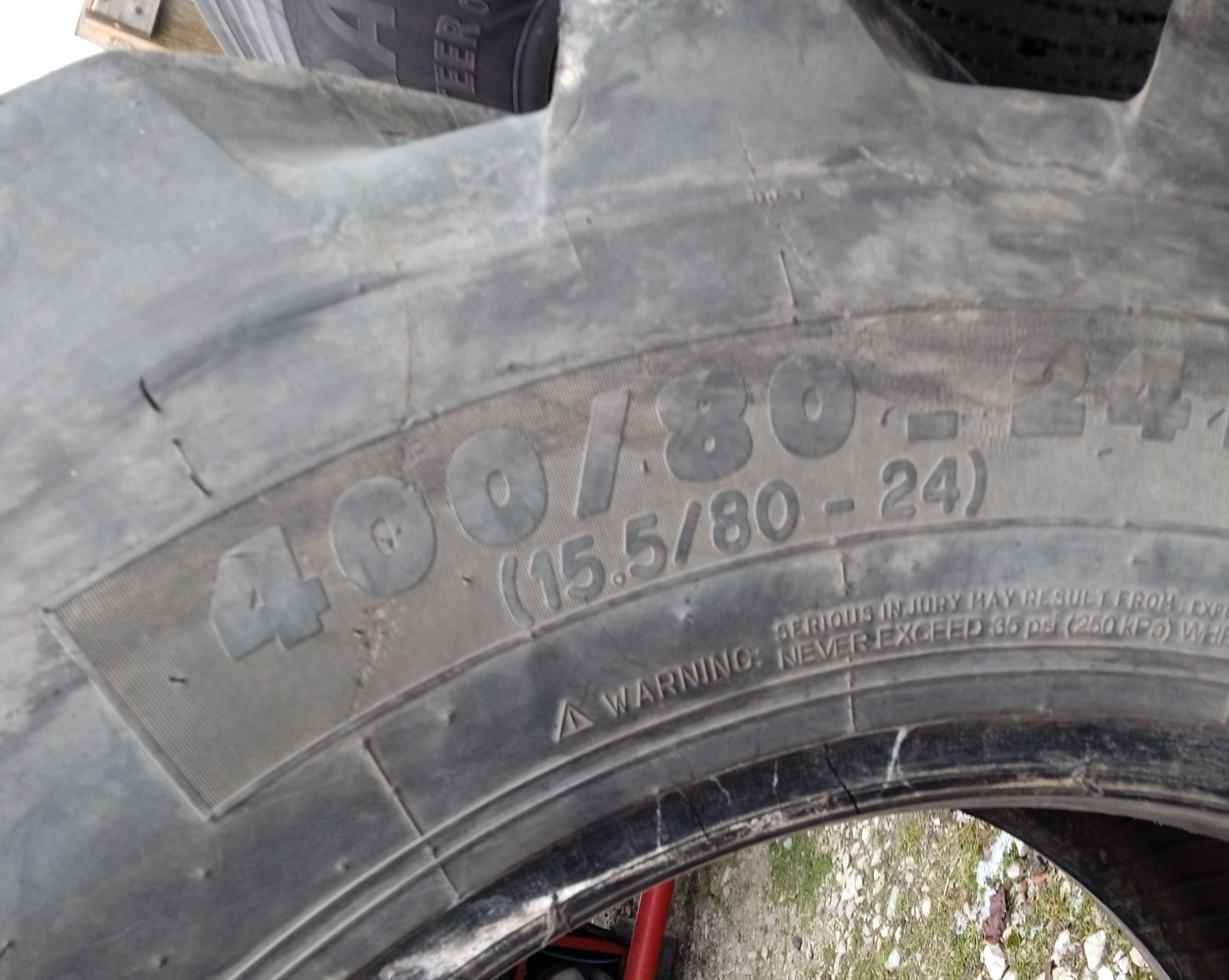 Opona MICHELIN Power CL 400/80-24 20PR 15.5/80-24 IND 2018r. Ładna