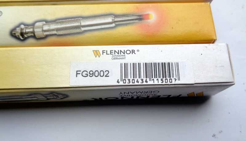 Swieca żarowa Flennor FG9002 Audi Seat VW 1,9 SDI 1,9 TDI komplet
