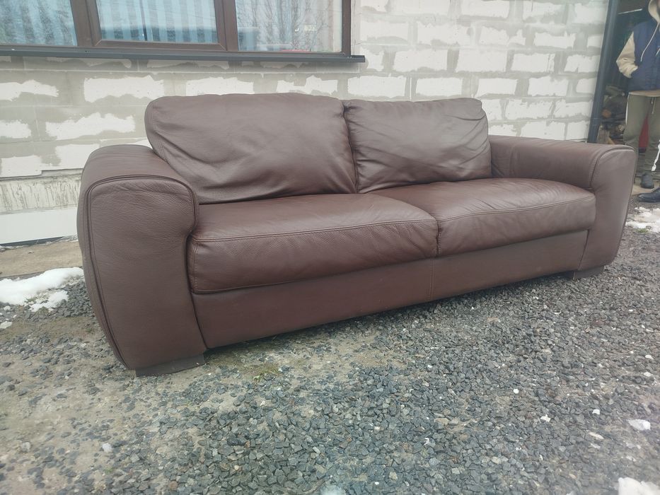 Шкіряний диван, натуральної шкіри! Доставка!