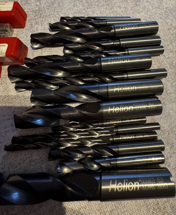 Сверло Helion твердосплавное монолитное с каналами СОЖ поД заточку б/у