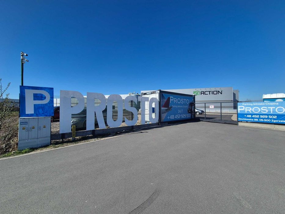Teren przy węźle S7 blisko lotniska 3200m2 -utwardzony